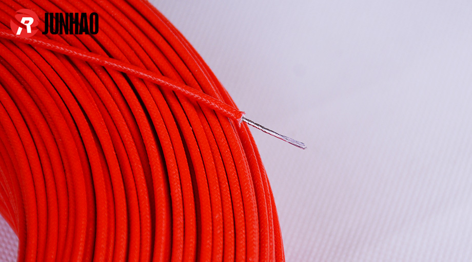 1-1Q02210352CW UL3122 18AWG silicone braided wire