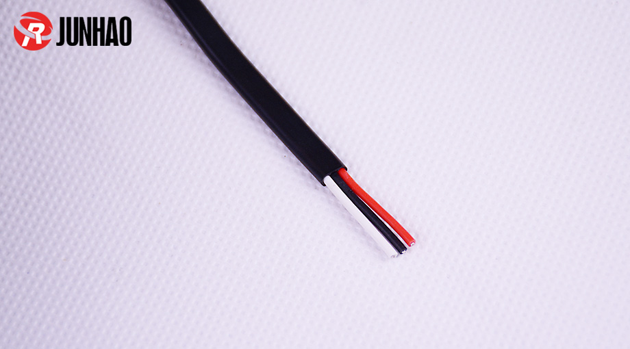 1-1Q224095K43L 3 core silicone rubber flat cable