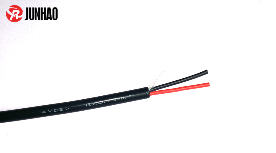 1-1Z41F91K19B VDE 2*0.75mm2 silicone cable + paper