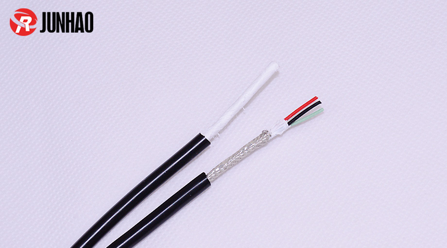 1-1Z5310ZGA46 3core teflon shielded wire with silicone coated