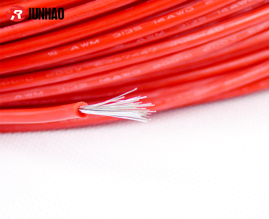 1-20063010243WM 3135 14 Gauge Silicone Rubber Insulated Wire Flexible 2mm2 1