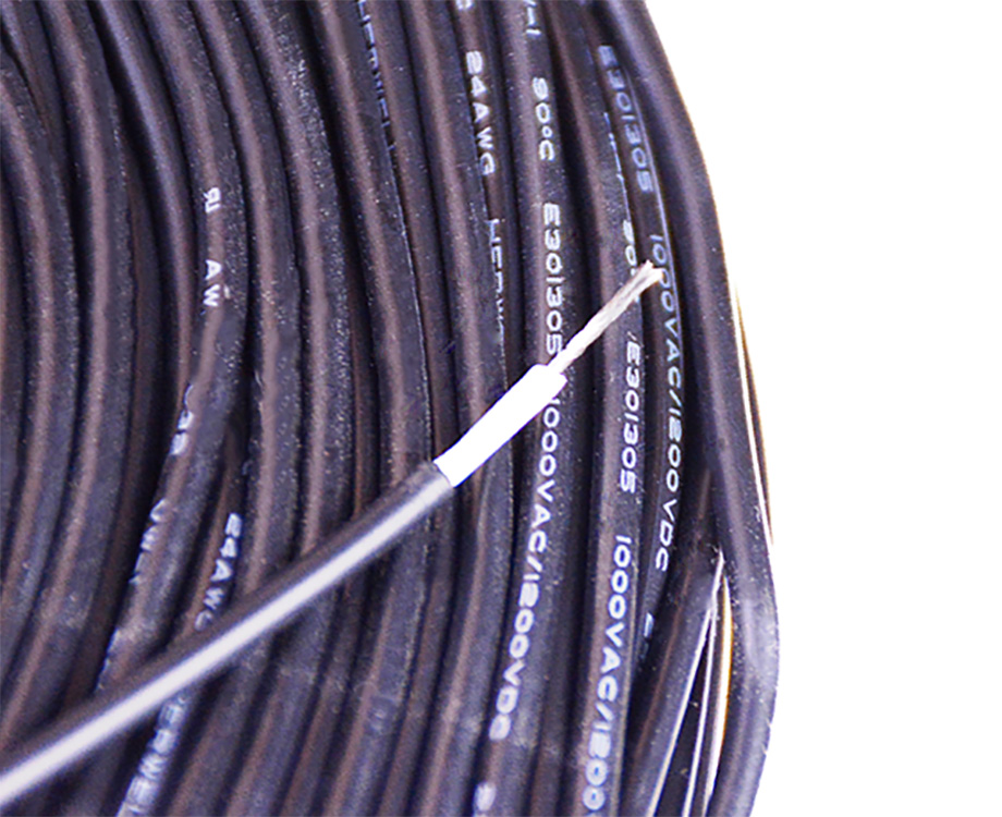 1-200F216402L24 double pvc insulation wire od2.3mm