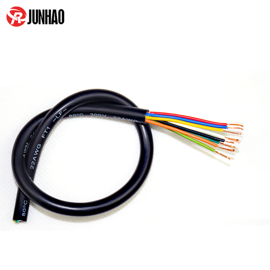 1-200F41546125J Flexible 24AWG 8 Core 6.8mm cable, PVC Insulated Cable 3