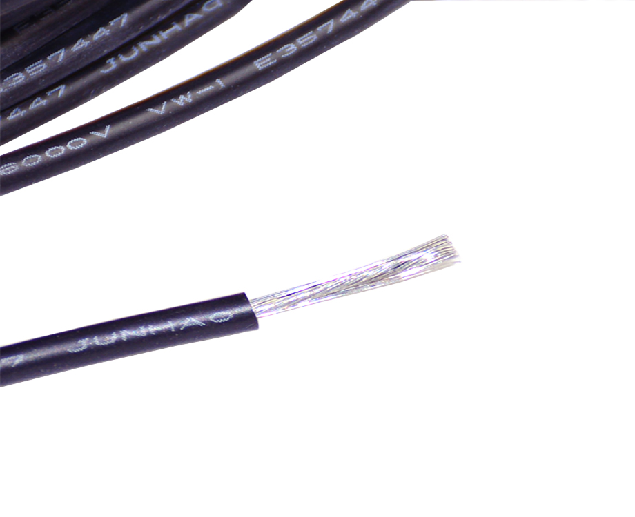 1-200H309192W08 High Voltage Electric Wire Silicone Rubber Insulated Cable ul3239 18 awg 2
