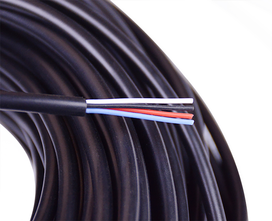 1-200H51353141c 4 core silicone+pvc cable 3.7mm