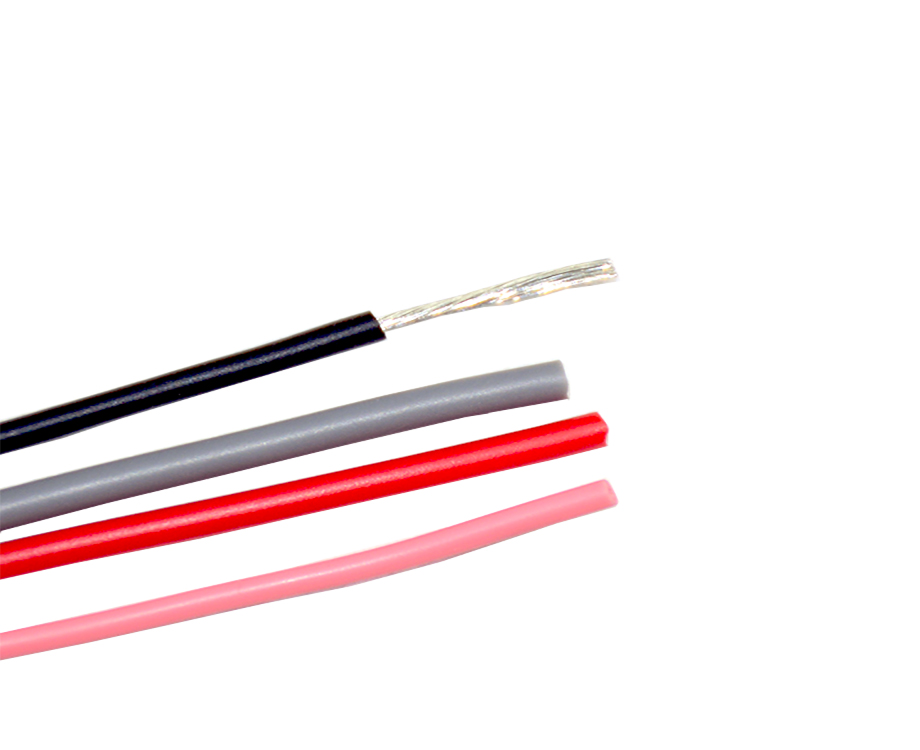 1-200H9104540454 Colorful UL3512 Cable Silicone+rubber Insulated 22 AWG Wire 200C 600V 2