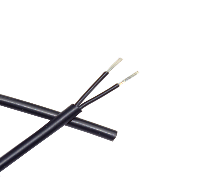 1-200P1142114V9 Silicone Rubber Insulated 2 Core Power Wire 26 awg Silicone Wire 3mm 3