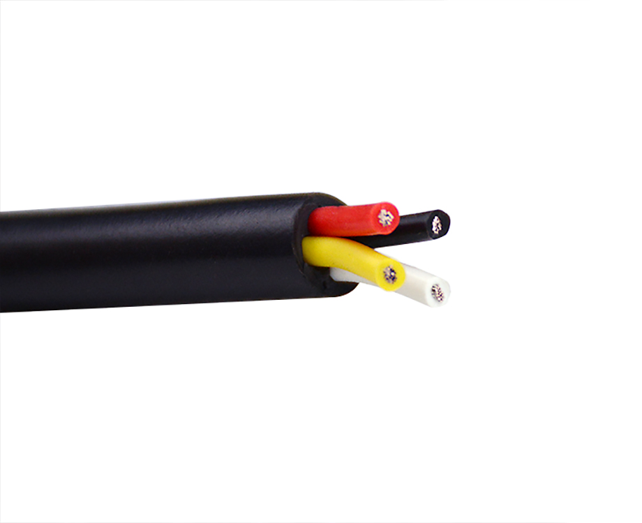 1-200P1162J9345 4 core silicone+pvc cable 8.0mm