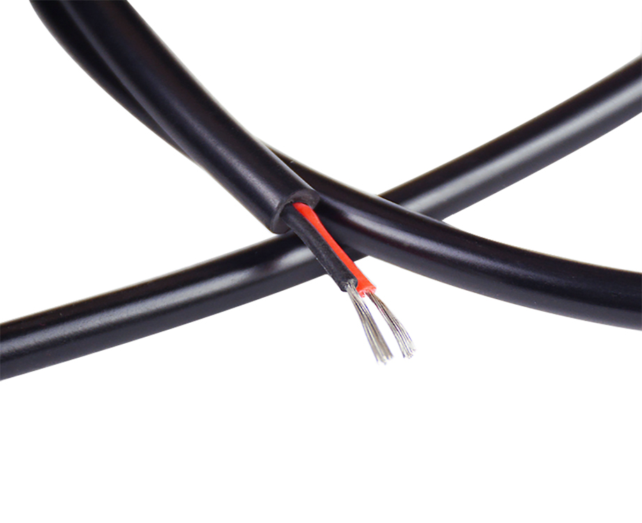 1-200P1163TG18 2 core silicone+pvc cable 6.2mm