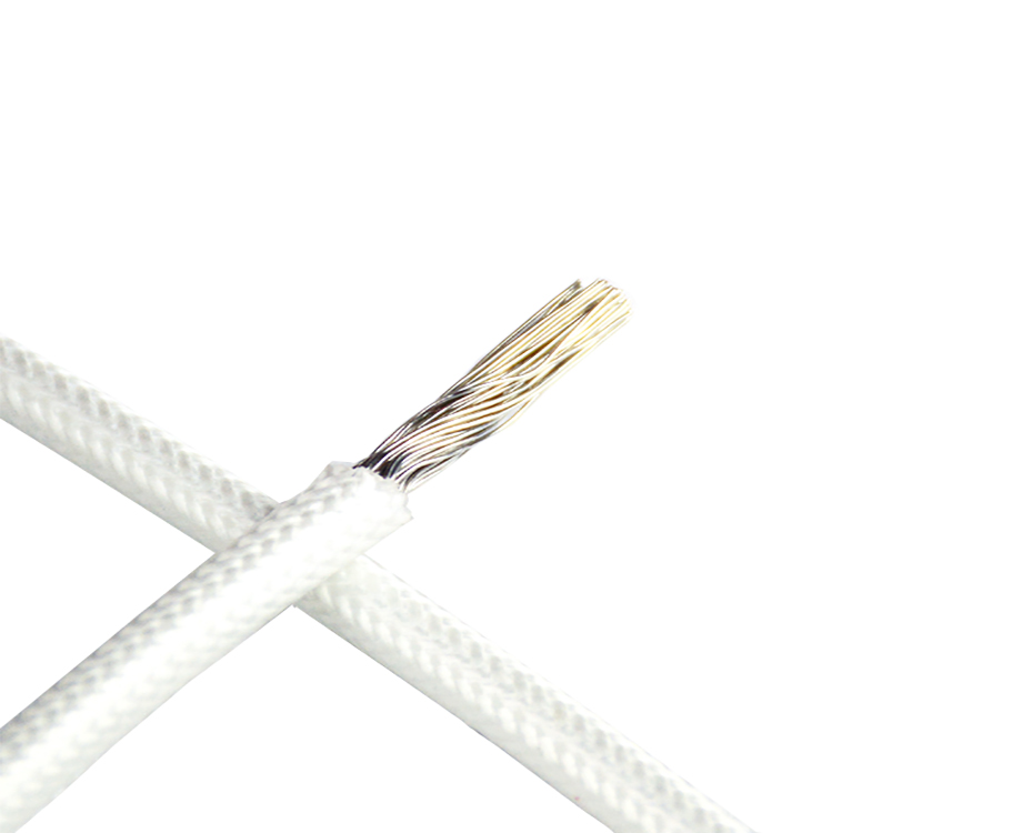 1-200P611352EF 4mm2 Silicone Rubber Fiberglass Braided Wire, 200C Power Cable 1