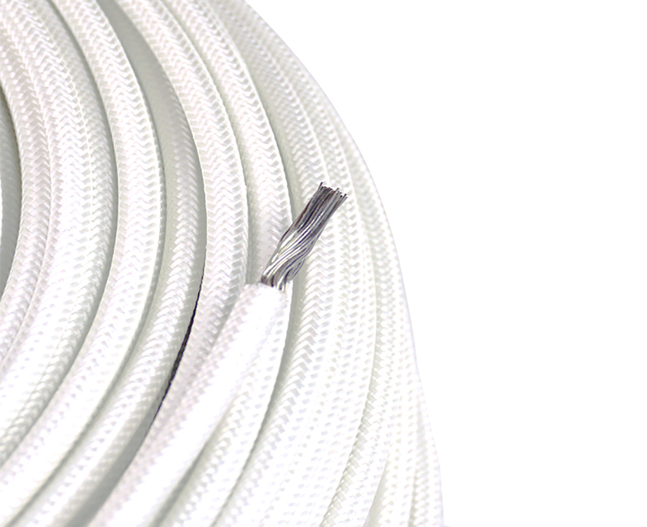 1-200P6113549356 4mm2 Silicone Rubber Fiberglass Braided Wire, 200C Power Cable 3