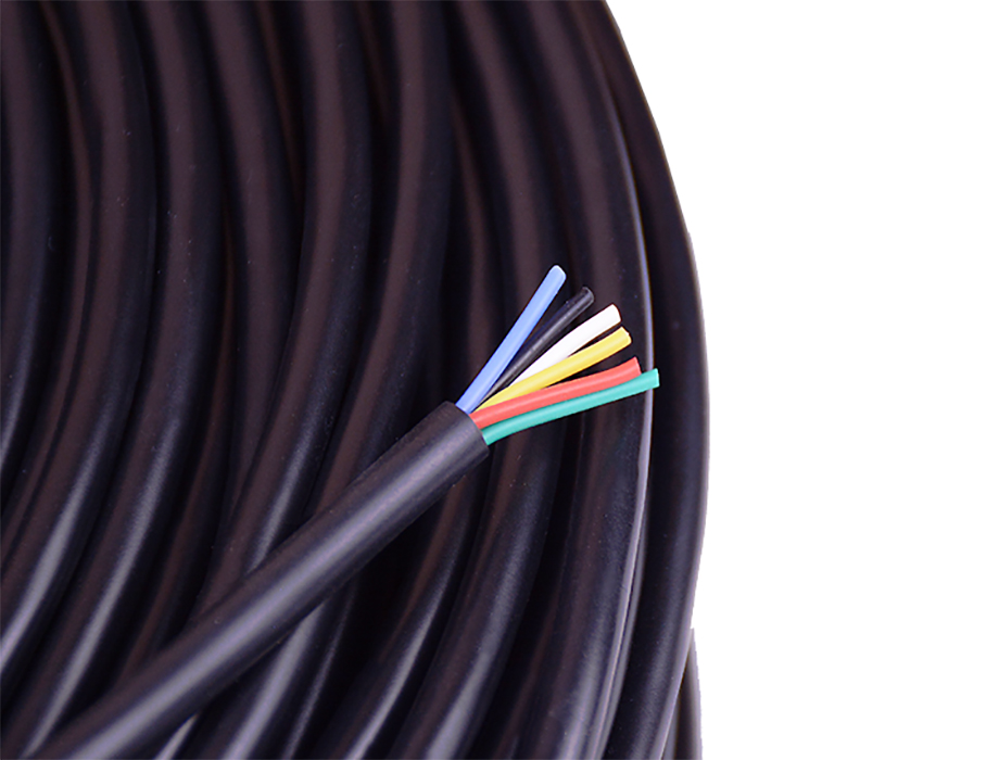 1-200P6141316263 6 core silicone+pvc cable 5.5mm