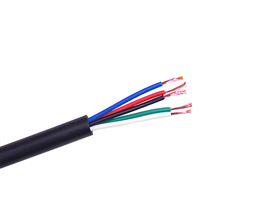 1-200Q014151b58 5 core pvc cable 5.0mm