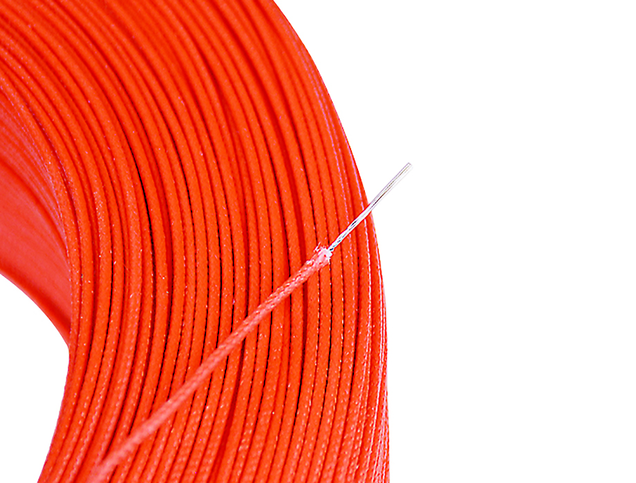 1-200Q210035W95 3122 24AWG silicone fiberglass wire 1.85mm