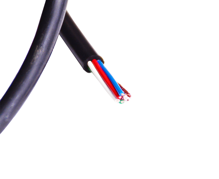 1-200R2095F52E Silicone Insulated Electric Cable 5 Core FEP Coated Braid Shield Hook Up Wire 3