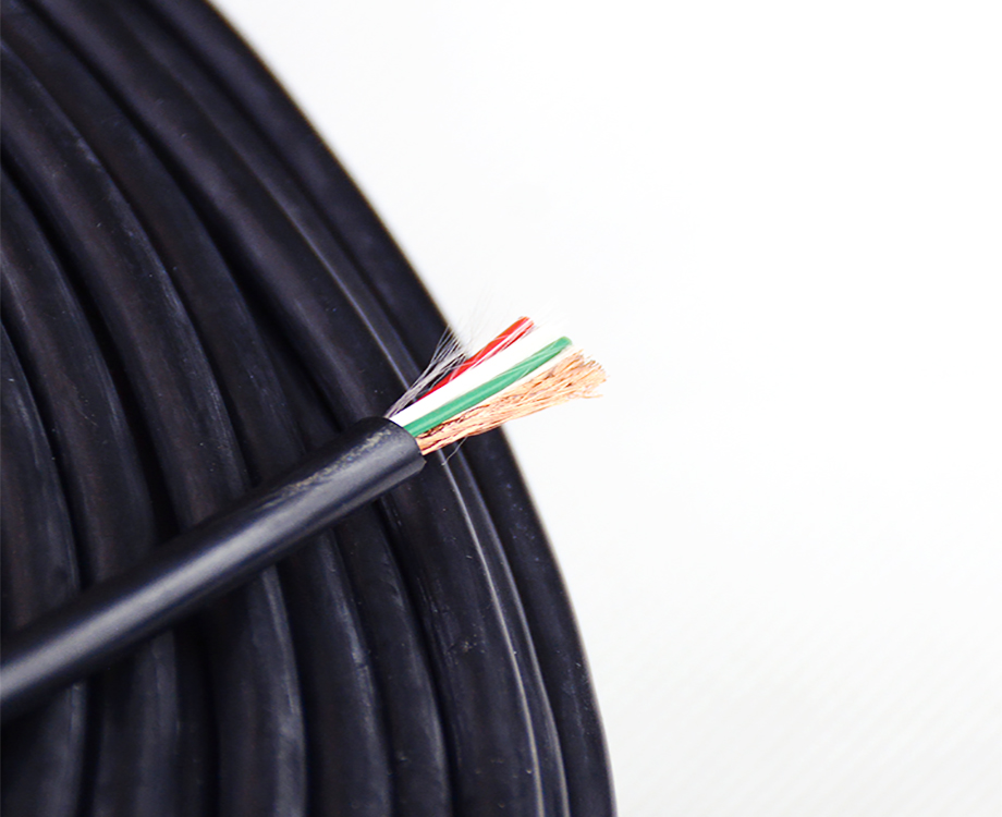 1-200R2095HG18 Silicone Insulated Electric Cable 5 Core FEP Coated Braid Shield Hook Up Wire 2