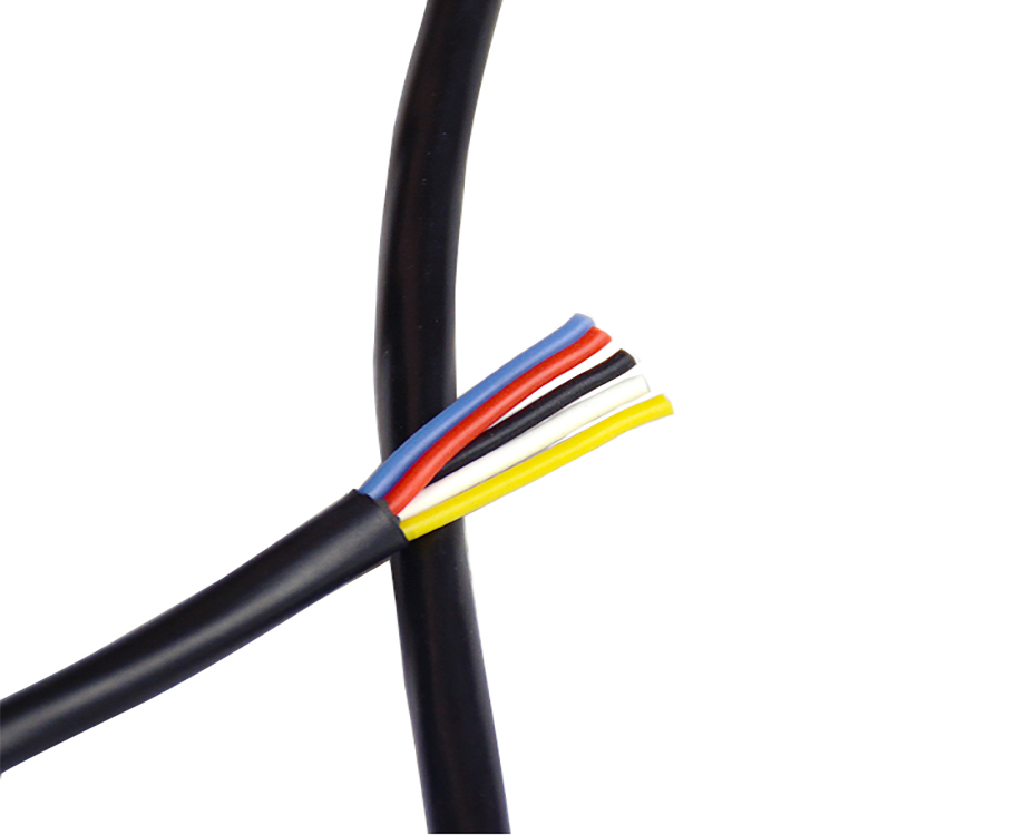 1-200R21020555G 5 Core Strand Wire FEP With Silicone Insulation Control Cable 2