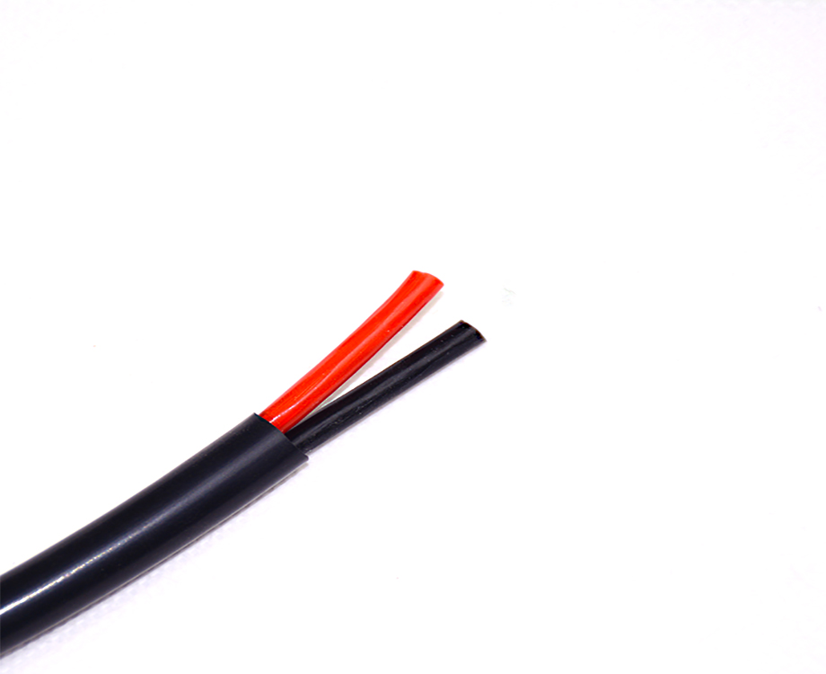 1-200RG01Z3451 Silicone Rubber with PVC Insulated Sheath Electric Wire 2 Core 1