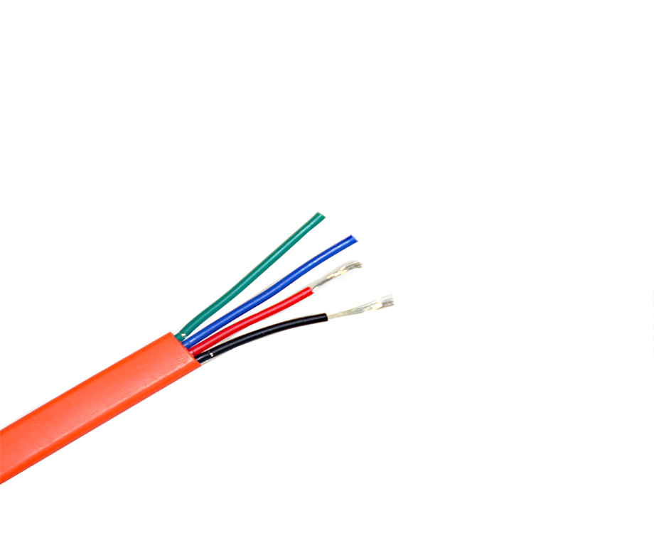 1-200R910113E92 4 Core Flexible Flat PVC with TPE Jacket Electric Wire 2