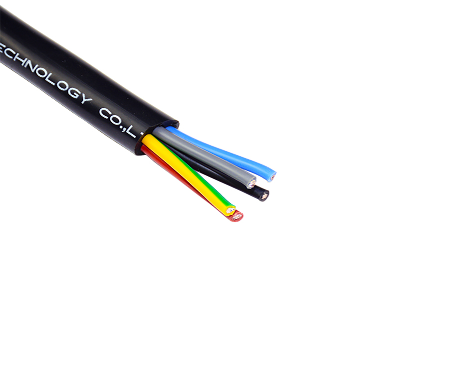 1-200923144Q4608 5 Core Silicone Rubber Insulated 2.5mm2 Cable Wire, 16mm Solar Cable 3