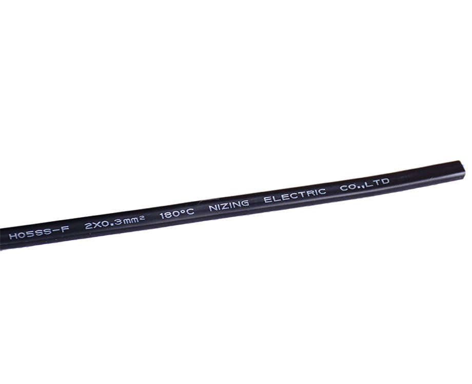 1-201106105R11F VDE 2 Core 0.3mm2 Flat Silicone Rubber Cable 3