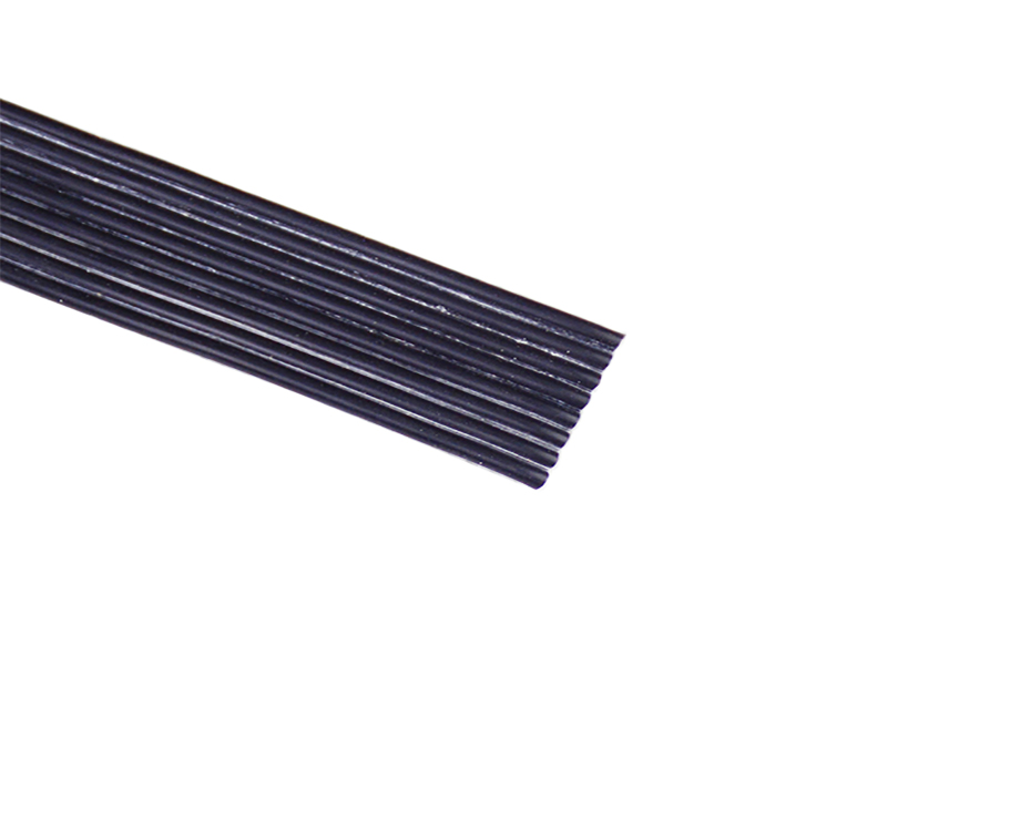 1-20111G5001YX AWM 24 awg Cable 8 pin Flat Ribbon Wire Silicone Rubber 3