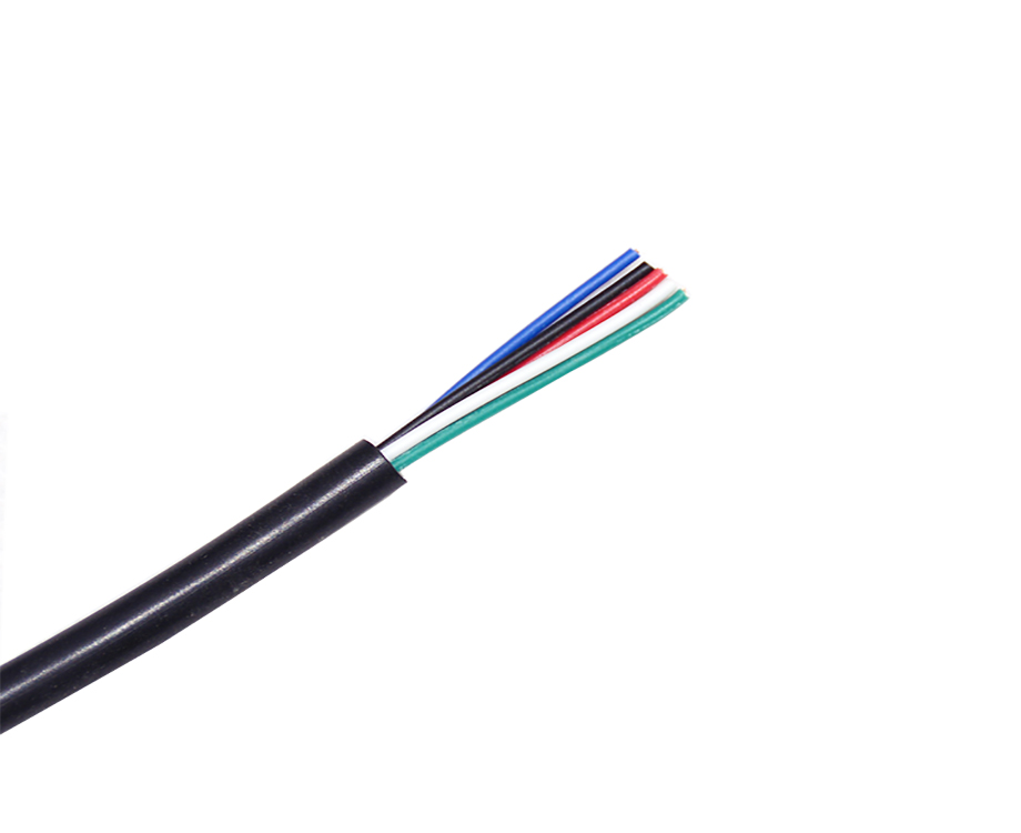 1-201214151255147 26 awg 5 Core PVC Coated Insulated Wire Cable 600V 5.0mm 3