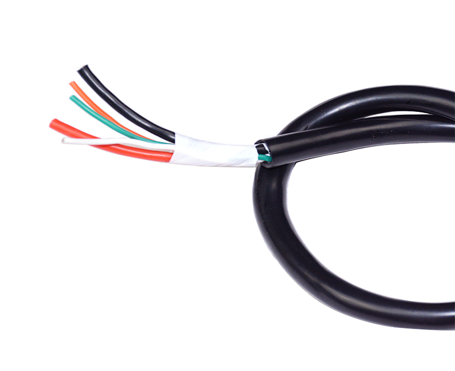 1-201214160T21T 5 Core Oil Resistant Silicone Rubber Hook up Wire 9.0mm 3