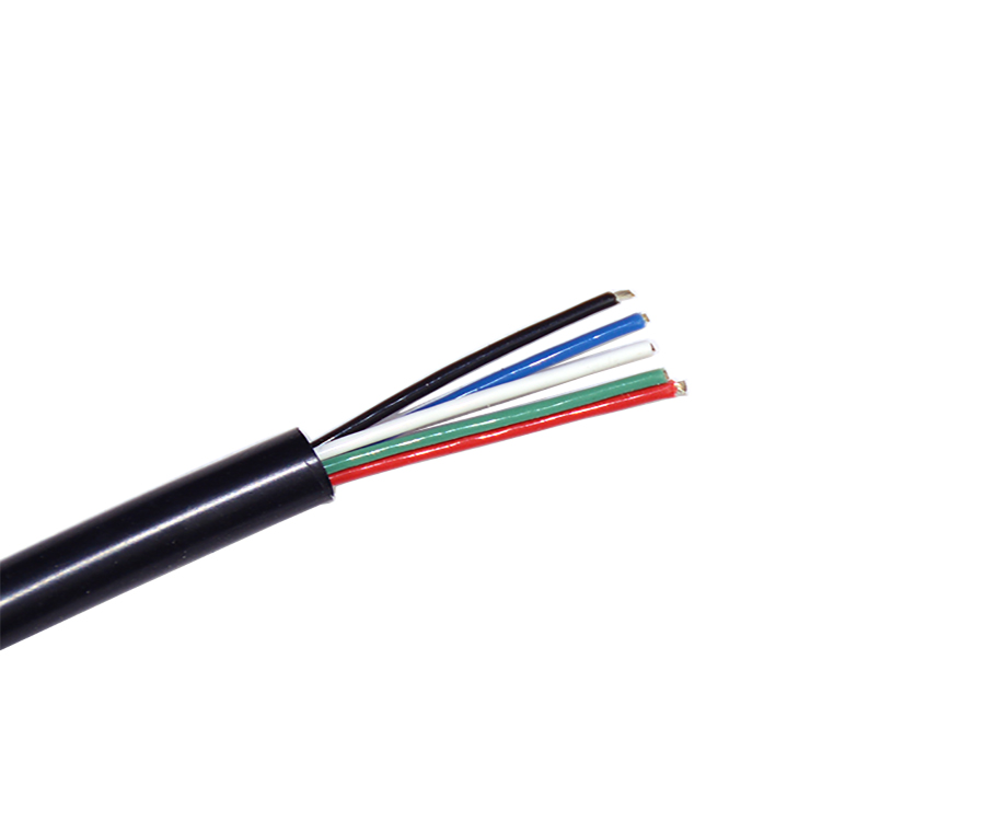 1-201214162120X8 5 Core 25 awg FEP Cable with Silicone Rubber Insulated Wire Electric 1