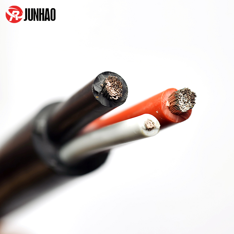 1-250331162H5911 3 Core PVC Cable 2x10AWG +1x15AWG Red/Black/White Industrial Power Wire